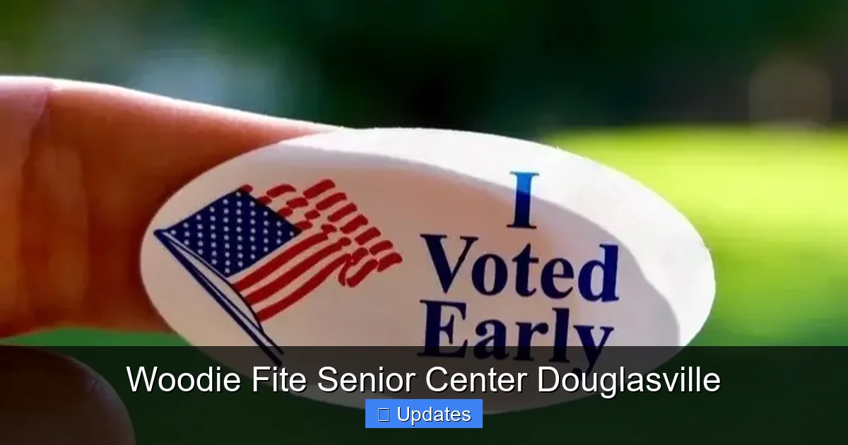 Woodie Fite Senior Center Douglasville
