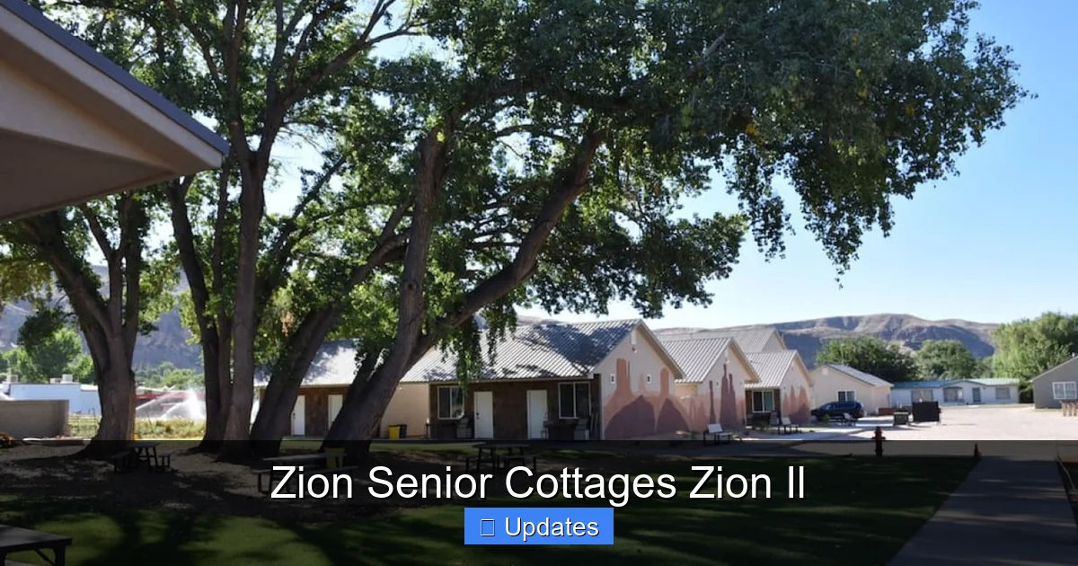 Zion Senior Cottages Zion Il
