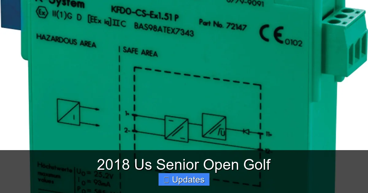 2018 Us Senior Open Golf