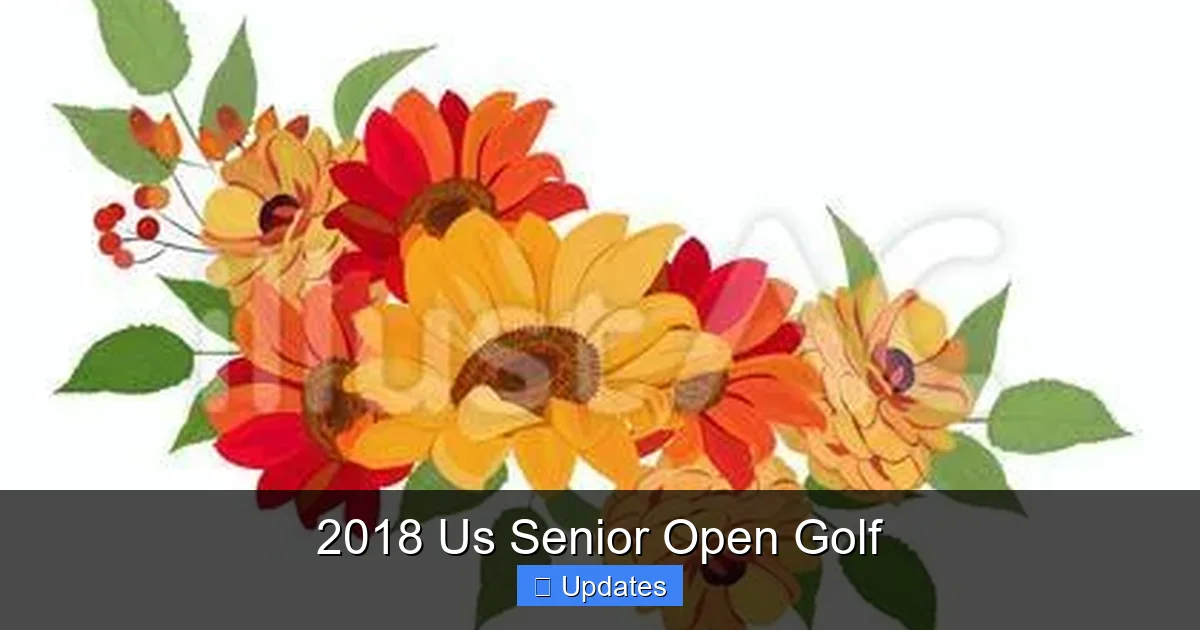 2018 Us Senior Open Golf