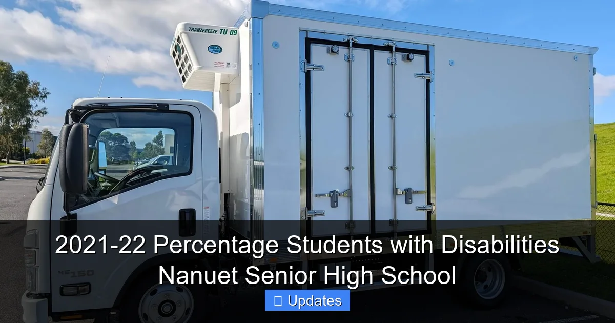 2021-22 Percentage Students with Disabilities Nanuet Senior High School