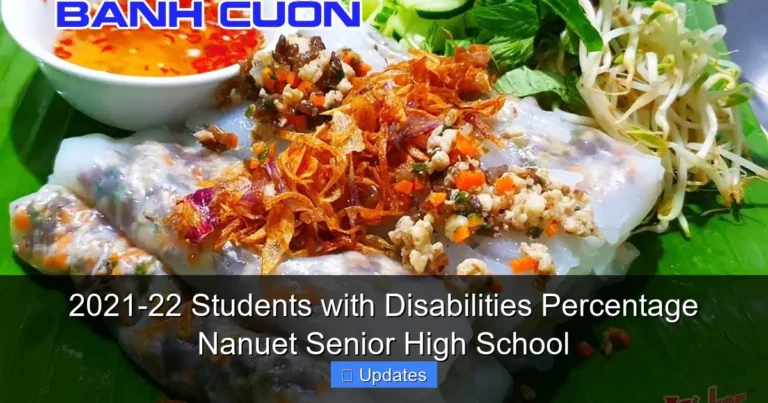 2021-22 Students with Disabilities Percentage Nanuet Senior High School