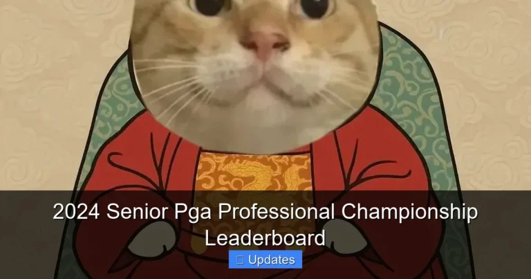 2024 Senior Pga Professional Championship Leaderboard