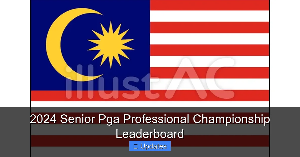 2024 Senior Pga Professional Championship Leaderboard