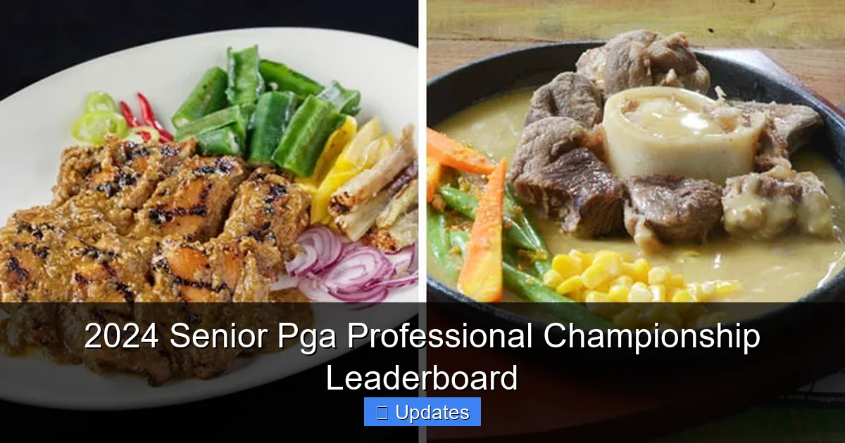 2024 Senior Pga Professional Championship Leaderboard