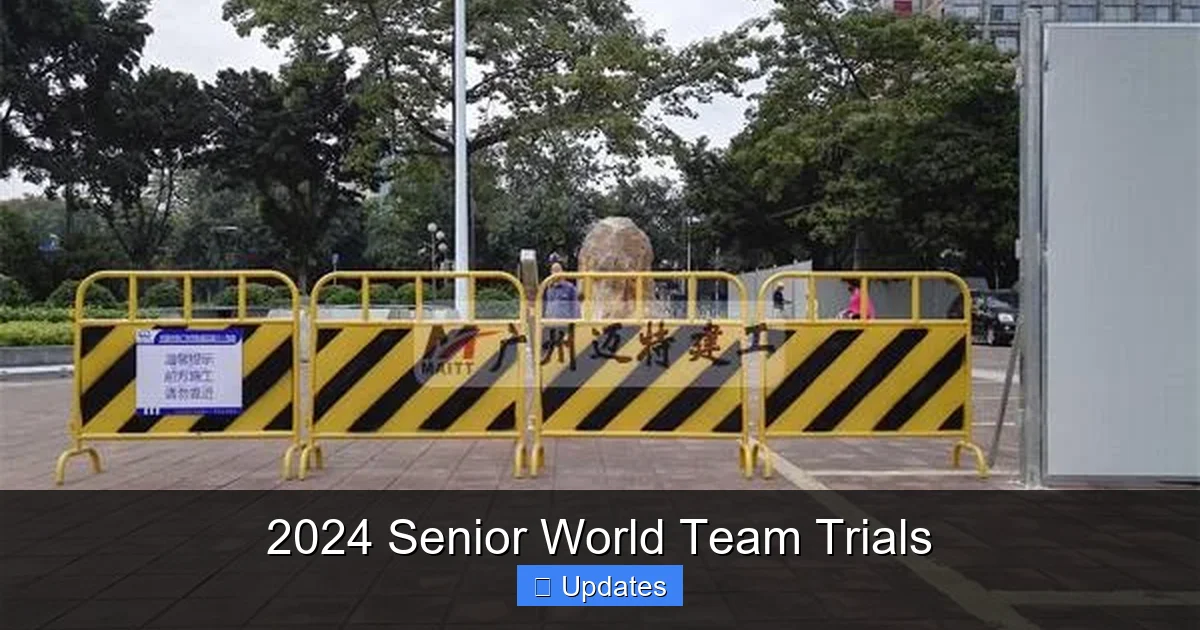 2024 Senior World Team Trials