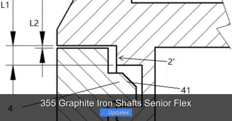 355 Graphite Iron Shafts Senior Flex
