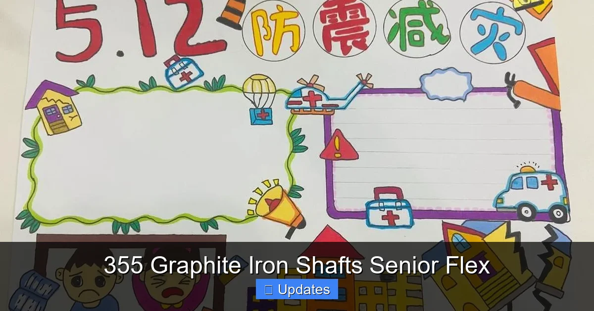 355 Graphite Iron Shafts Senior Flex