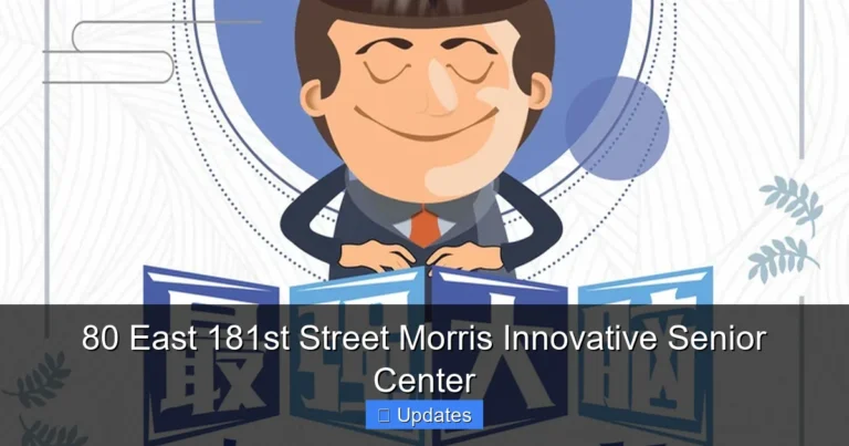 80 East 181st Street Morris Innovative Senior Center