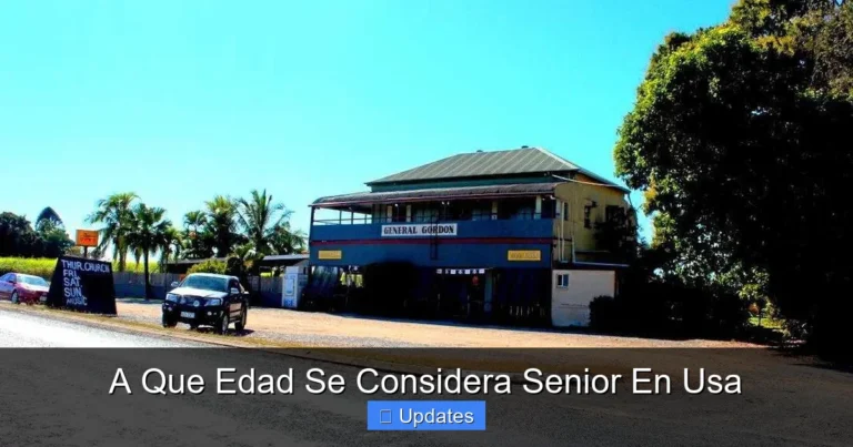 A Que Edad Se Considera Senior En Usa