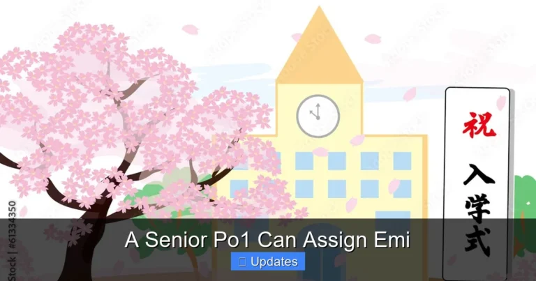 A Senior Po1 Can Assign Emi