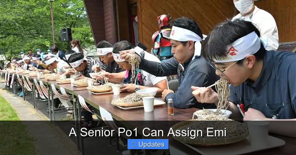 A Senior Po1 Can Assign Emi