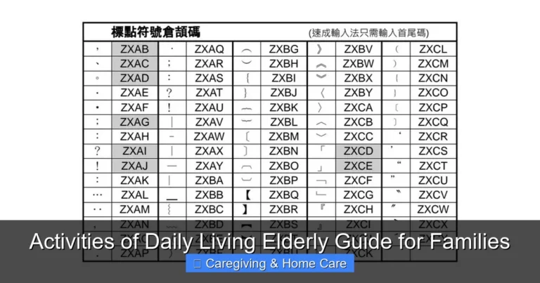 Activities of Daily Living Elderly Guide for Families