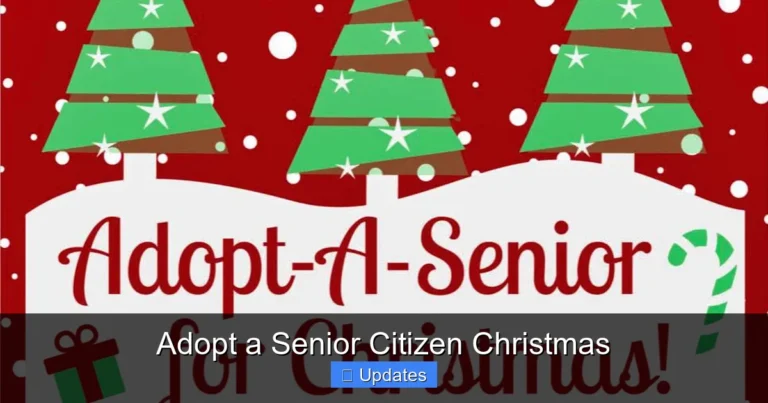 Adopt a Senior Citizen Christmas