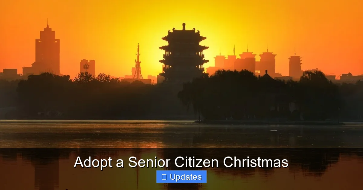 Adopt a Senior Citizen Christmas