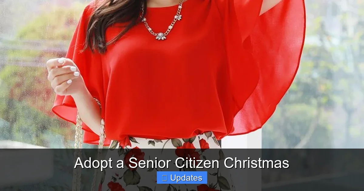 Adopt a Senior Citizen Christmas