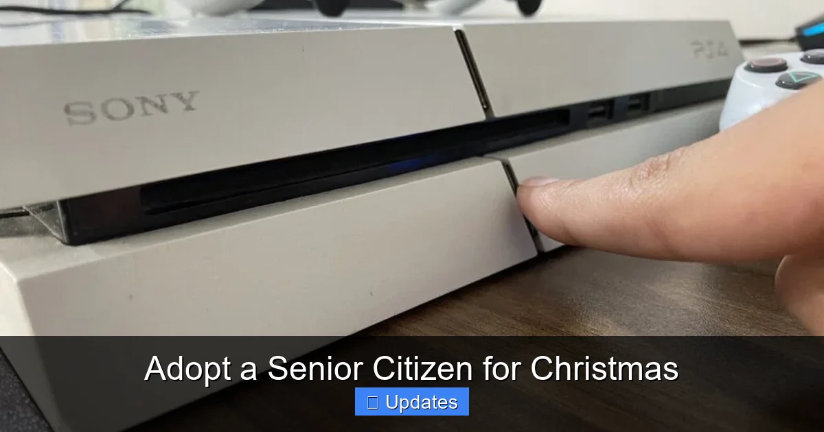 Adopt a Senior Citizen for Christmas
