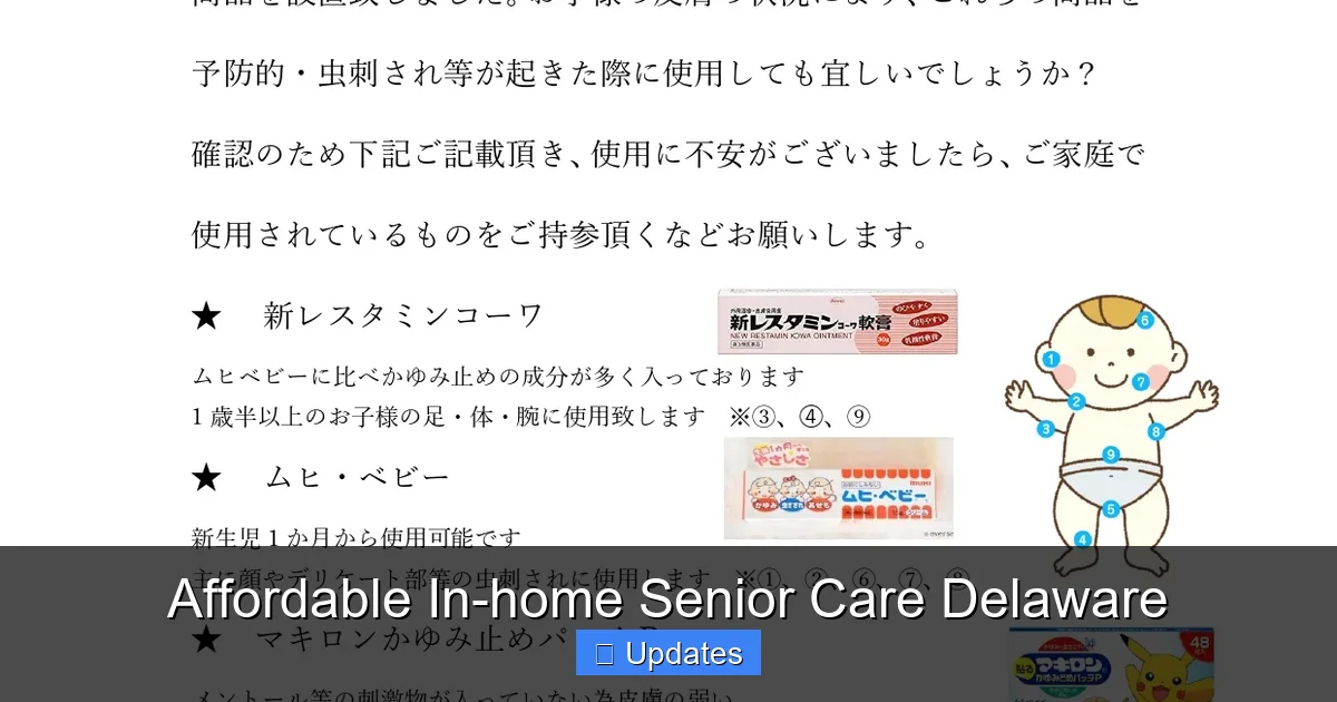 Affordable In-home Senior Care Delaware