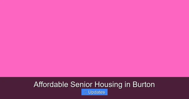 Affordable Senior Housing in Burton