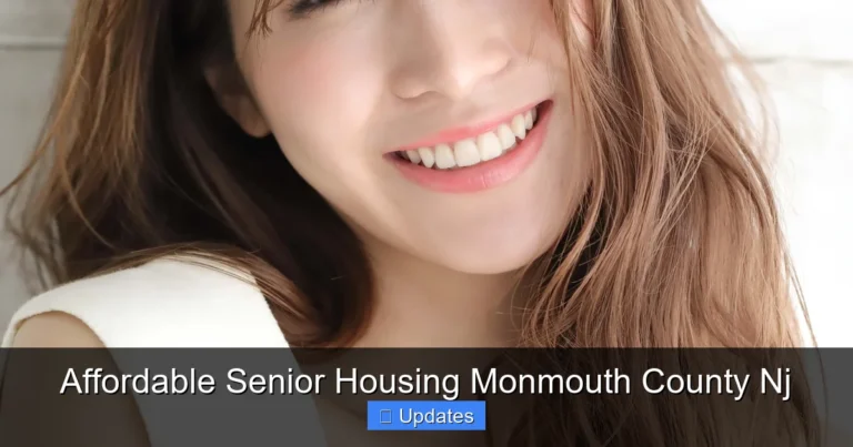 Affordable Senior Housing Monmouth County Nj
