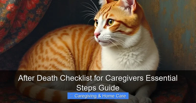 After Death Checklist for Caregivers Essential Steps Guide