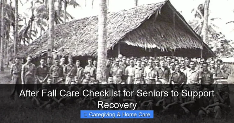 After Fall Care Checklist for Seniors to Support Recovery