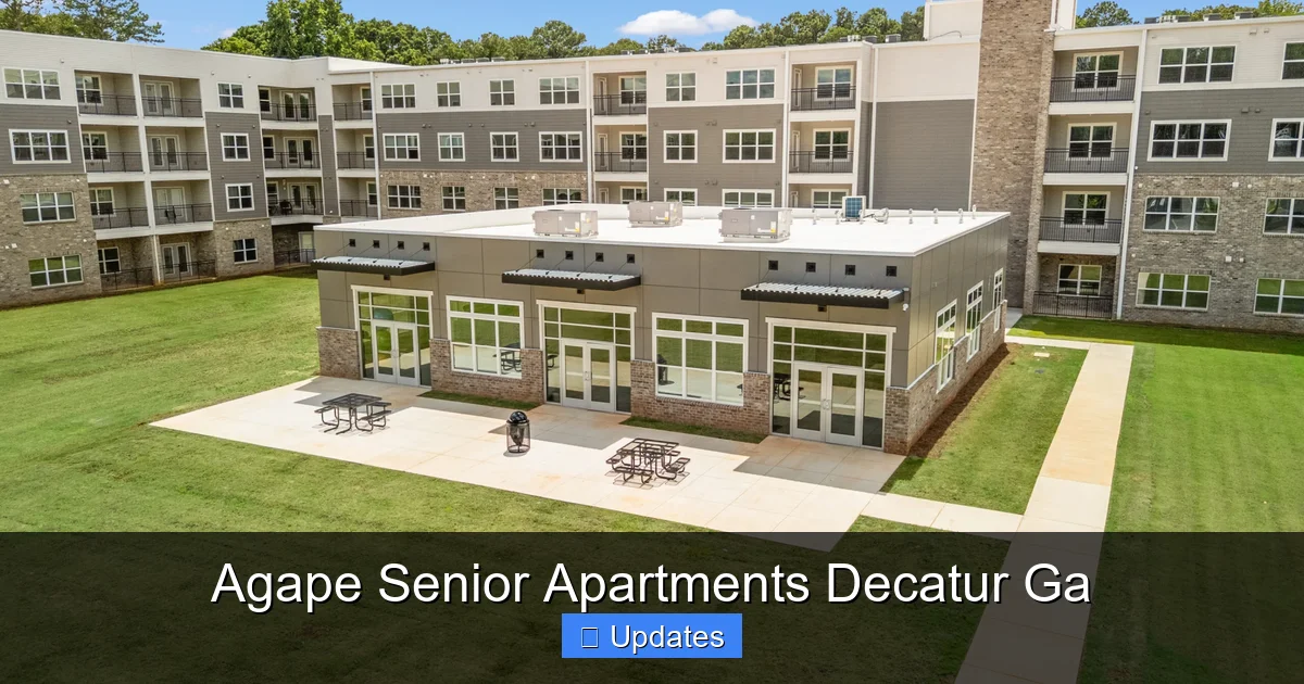 Agape Senior Apartments Decatur Ga
