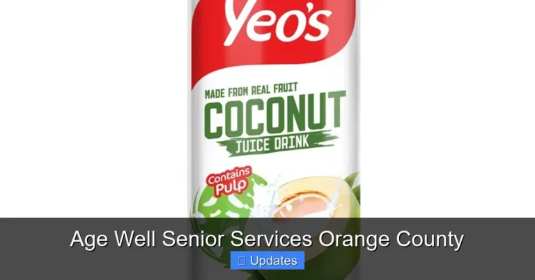 Age Well Senior Services Orange County