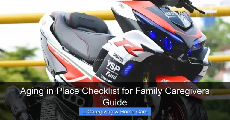 Aging in Place Checklist for Family Caregivers Guide