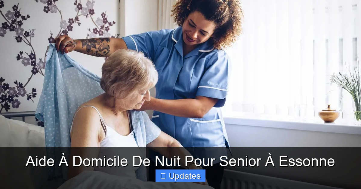 Aide À Domicile De Nuit Pour Senior À Essonne