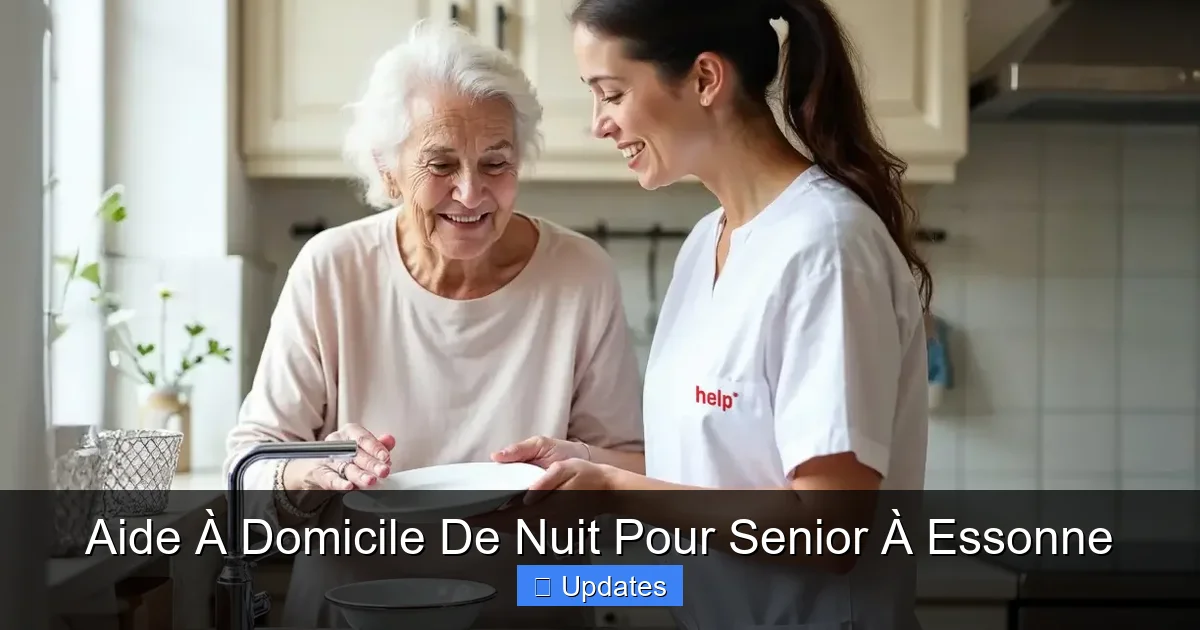 Aide À Domicile De Nuit Pour Senior À Essonne