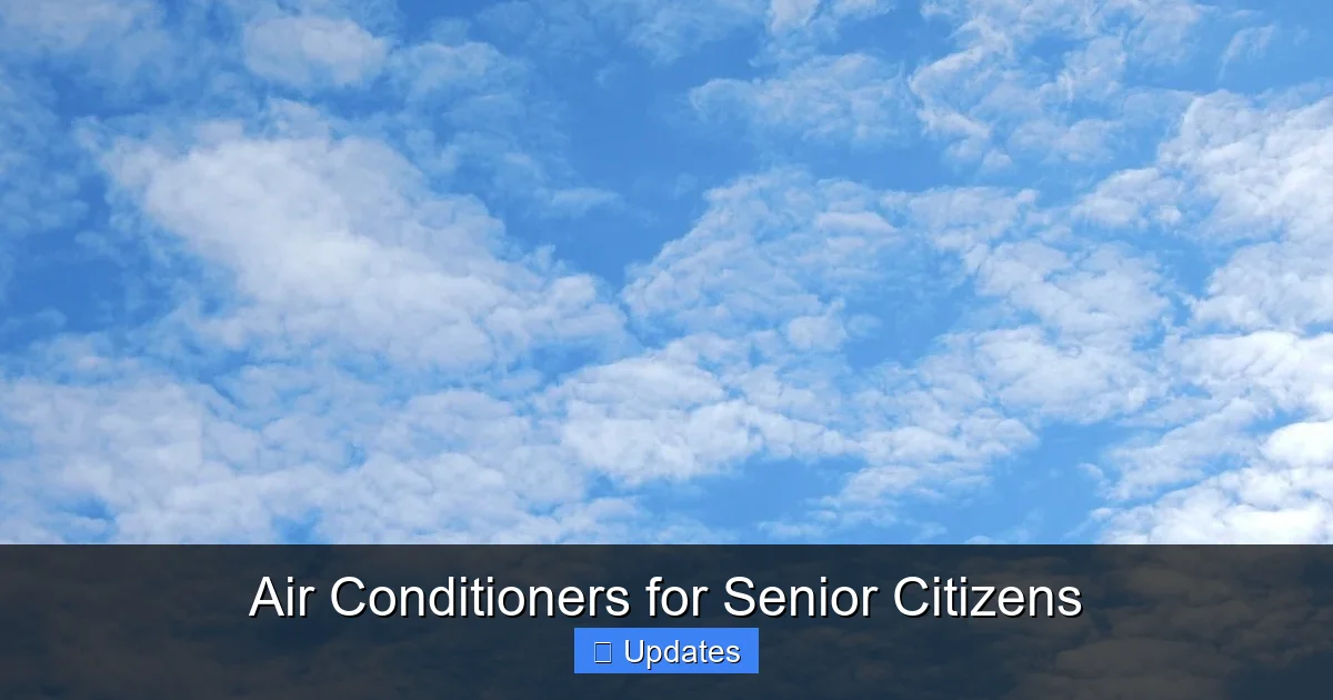Air Conditioners for Senior Citizens