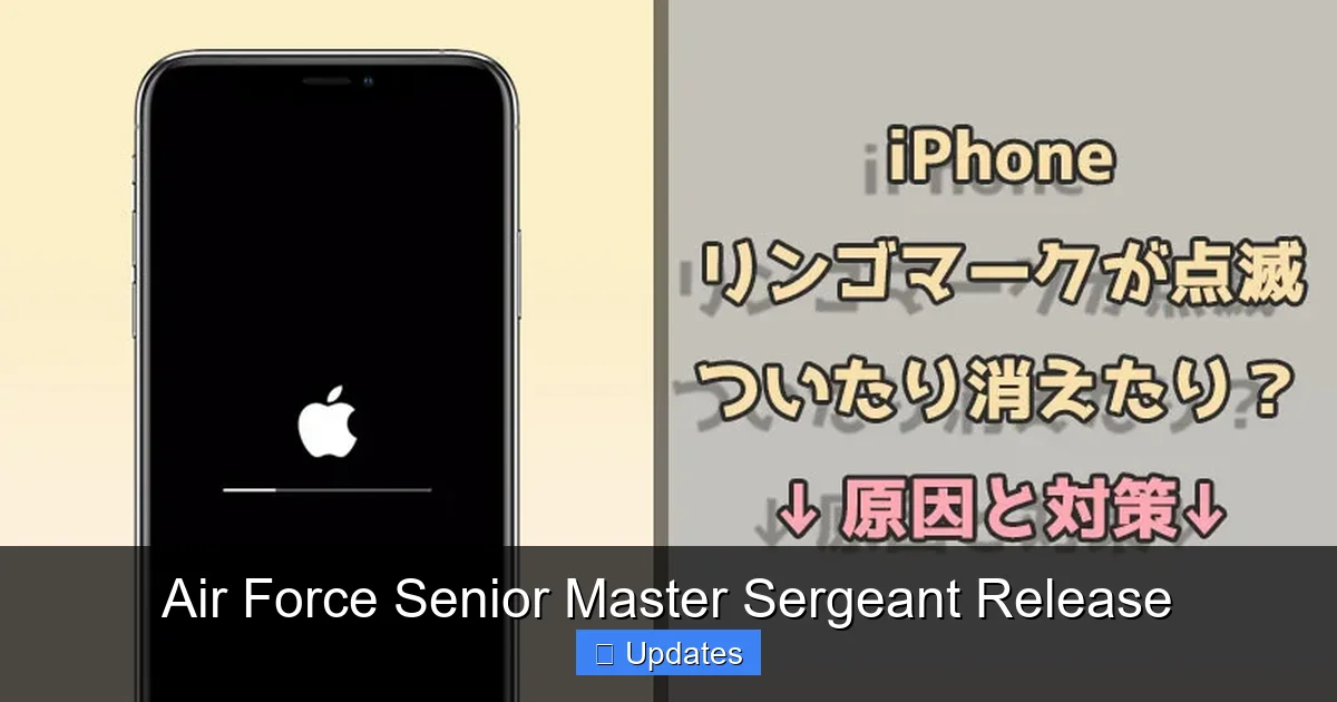 Air Force Senior Master Sergeant Release