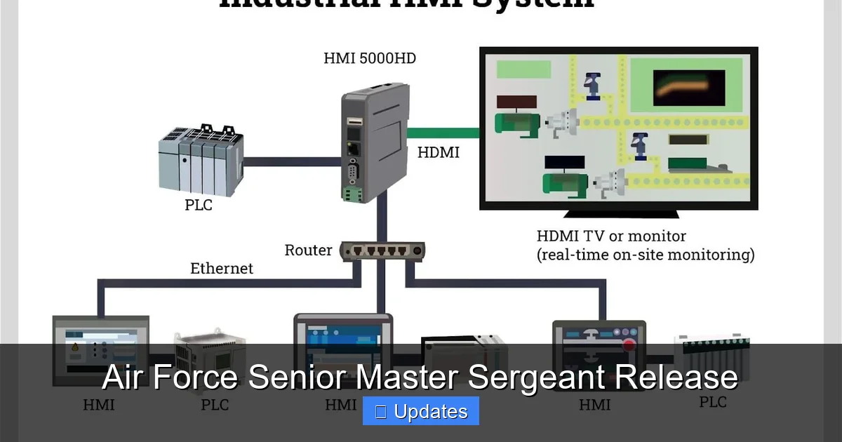 Air Force Senior Master Sergeant Release