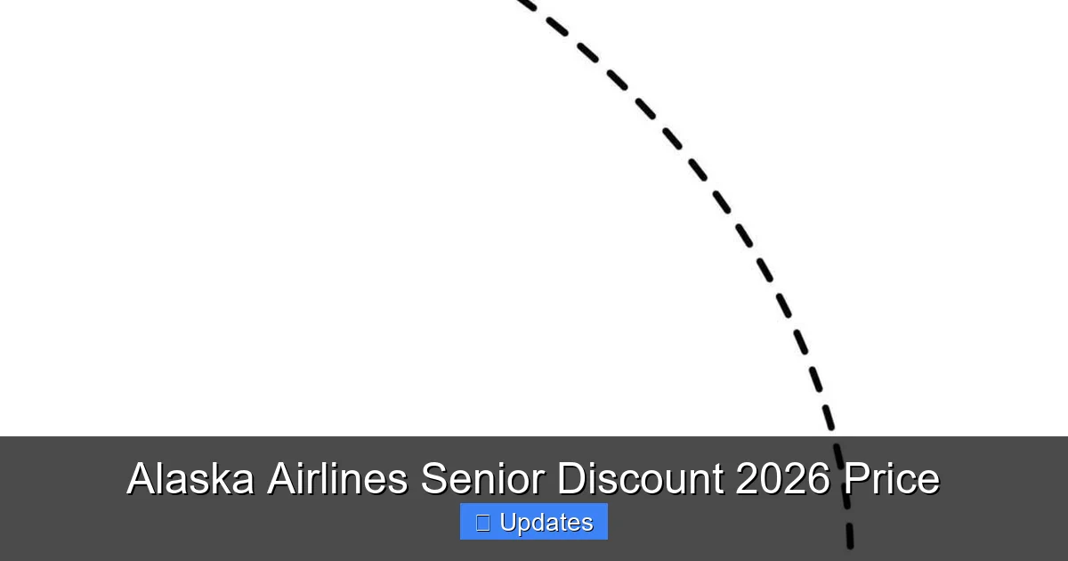 Alaska Airlines Senior Discount 2026 Price