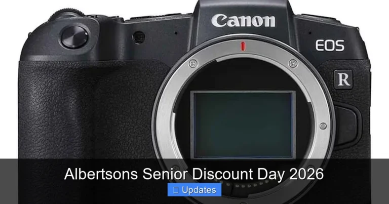 Albertsons Senior Discount Day 2026