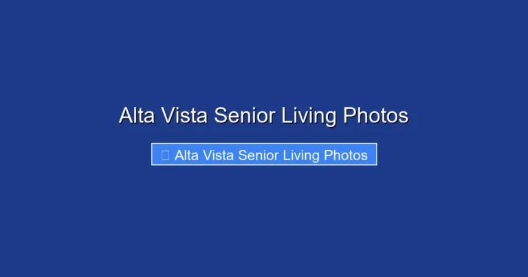 Alta Vista Senior Living Photos