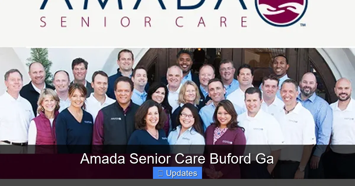 Amada Senior Care Buford Ga