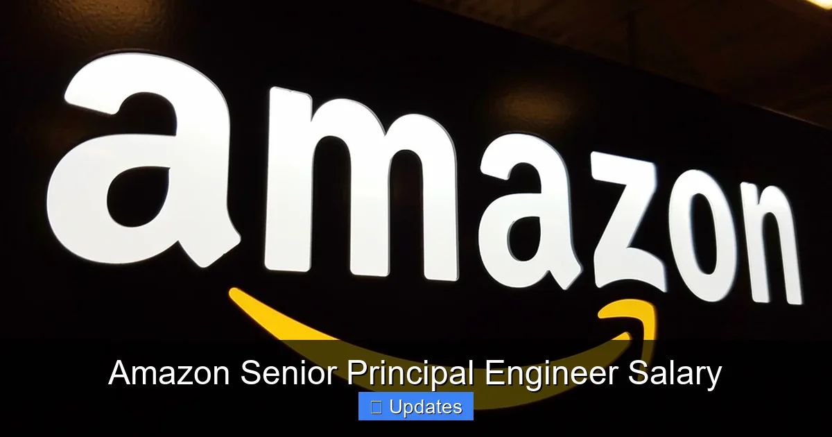 Amazon Senior Principal Engineer Salary