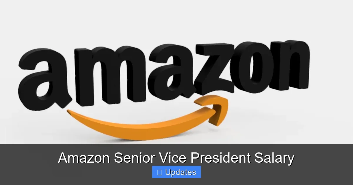 Amazon Senior Vice President Salary
