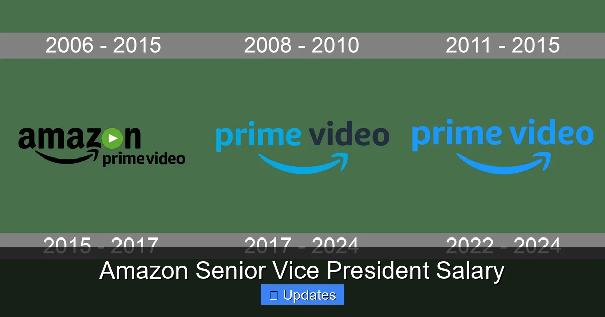 Amazon Senior Vice President Salary