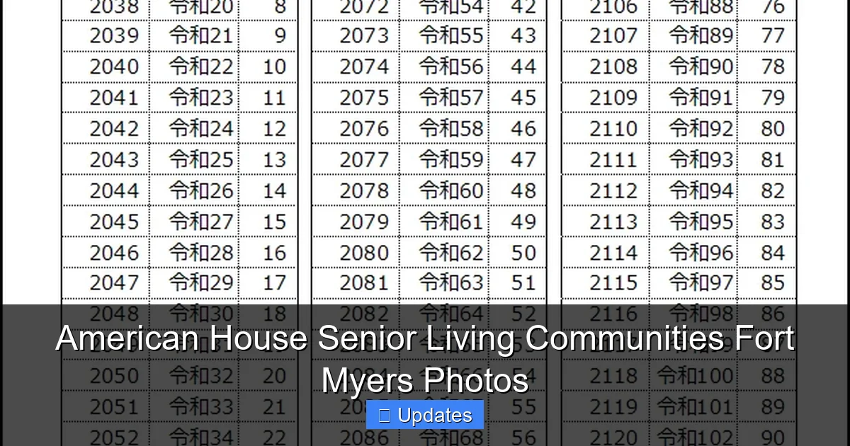 American House Senior Living Communities Fort Myers Photos