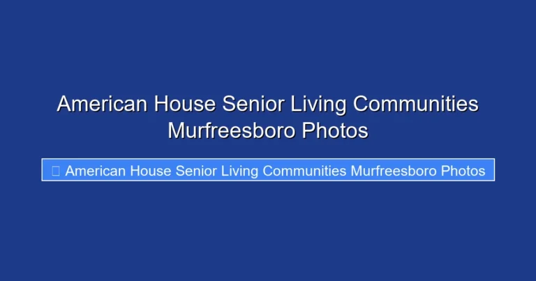 American House Senior Living Communities Murfreesboro Photos