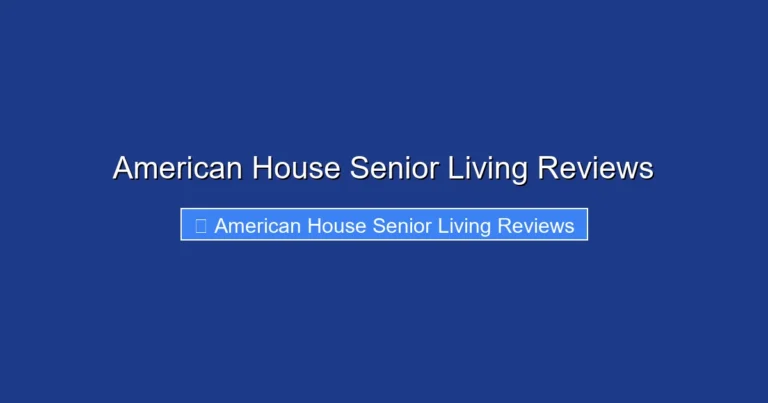 American House Senior Living Reviews