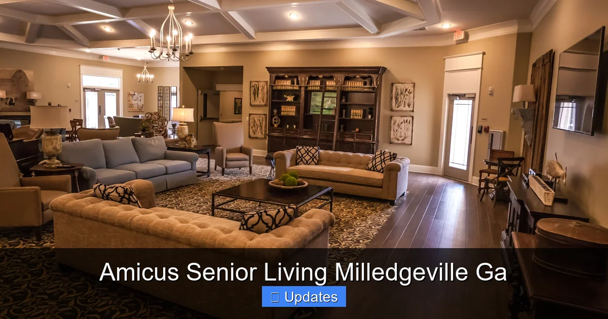 Amicus Senior Living Milledgeville Ga
