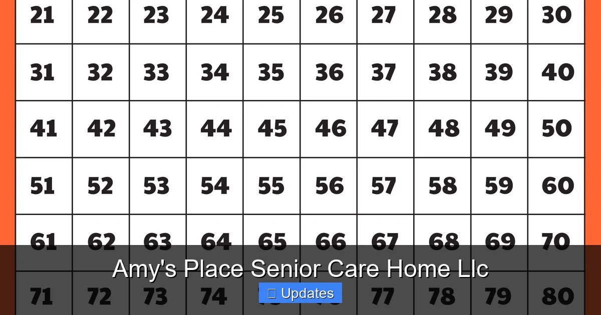 Amy's Place Senior Care Home Llc