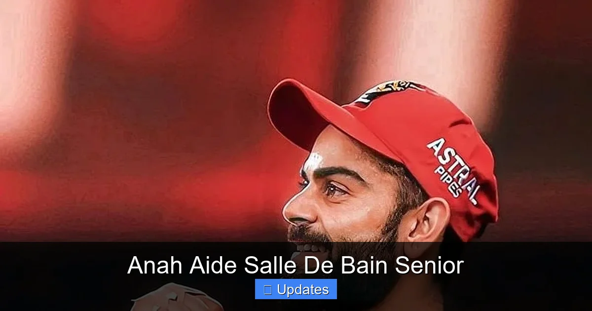 Anah Aide Salle De Bain Senior