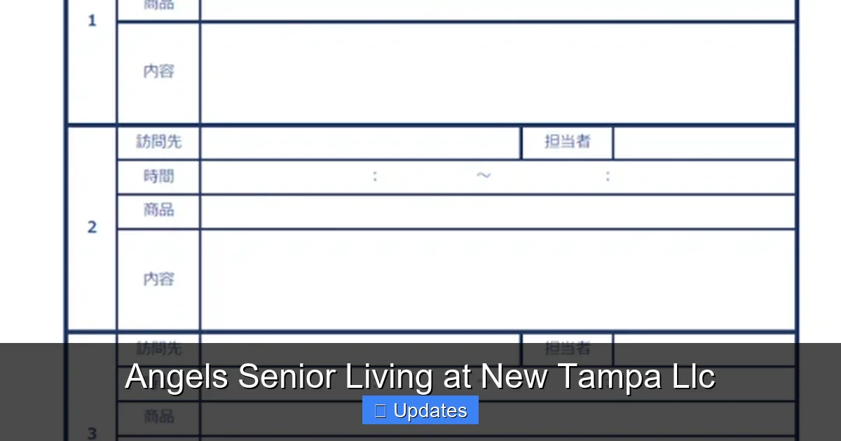 Angels Senior Living at New Tampa Llc