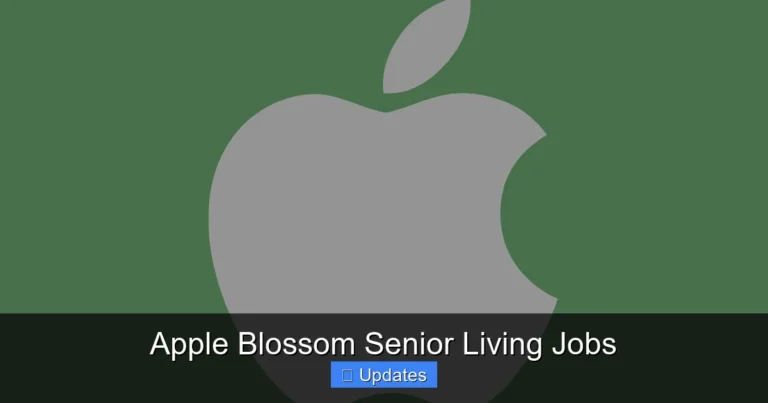 Apple Blossom Senior Living Jobs