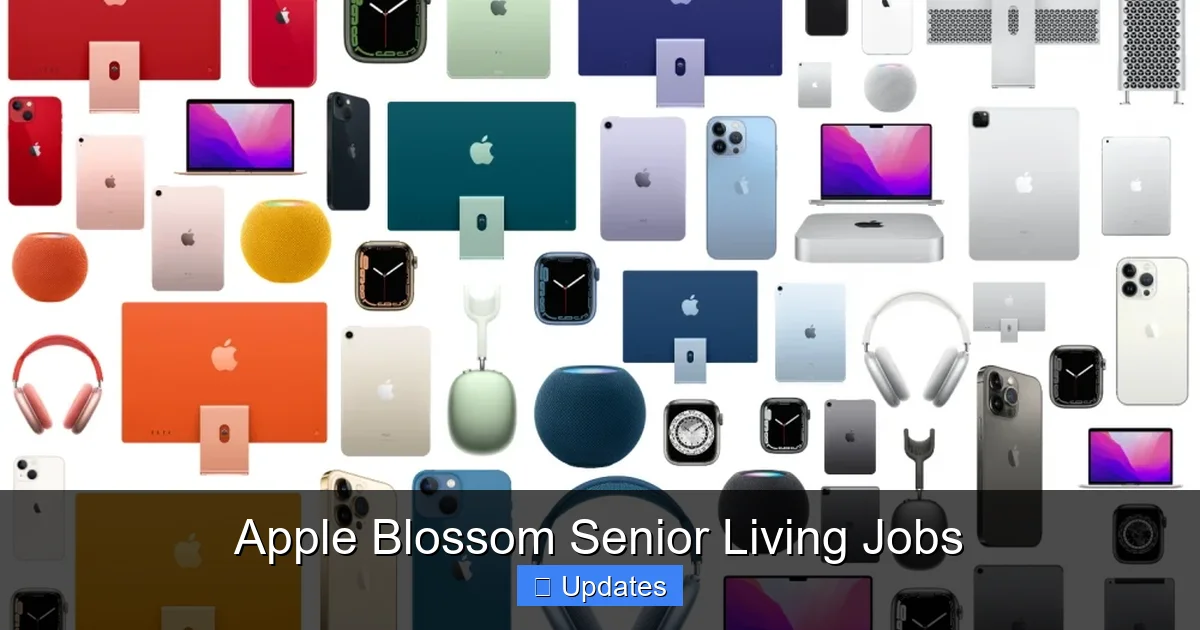Apple Blossom Senior Living Jobs